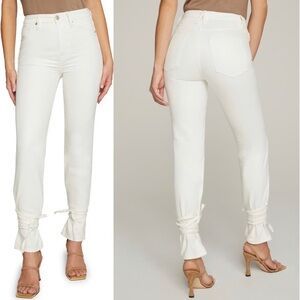 New. Good American Good Boy Ankle Wrap Pants Size 4/27